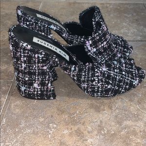 Eugenia Kim tweed mules